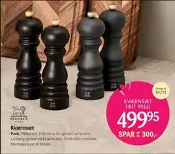Kop & Kande Kværnsæt, DKK 499.95 tilbud