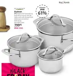 Kop & Kande Grydesæt, DKK 799.95 tilbud