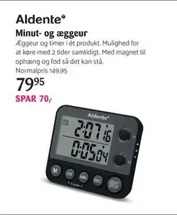 Kop & Kande Minut- og æggeur, DKK 79.95 tilbud