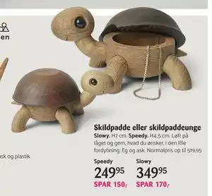 Kop & Kande Skildpadde eller skildpaddeunge tilbud