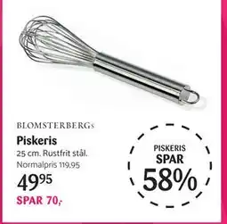 Kop & Kande Piskeris, DKK 49.95 tilbud
