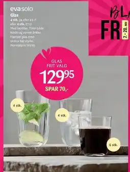 Kop & Kande Glas, DKK 129.95 tilbud