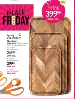Kop & Kande Skærebræt, DKK 399.95 tilbud
