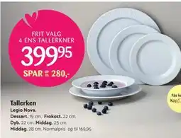 Kop & Kande Tallerken, DKK 399.95 tilbud