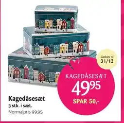 Kop & Kande Kagedåsesæt, DKK 49.95 tilbud