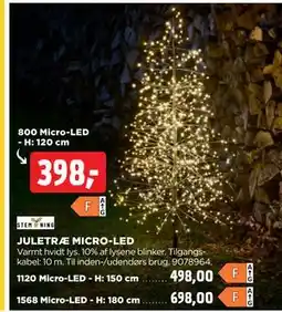 jem & fix JULETRÆ MICRO-LED tilbud