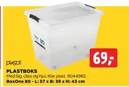 jem & fix PLASTBOKS, DKK 69 tilbud