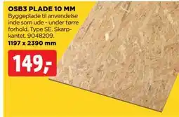 jem & fix OSB3 PLADE 10 MM, DKK 149 tilbud