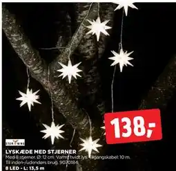 jem & fix LYSKÆDE MED STJERNER, DKK 138 tilbud