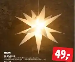 jem & fix 3D STJERNE, DKK 49 tilbud