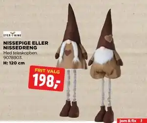jem & fix NISSEPIGE ELLER NISSEDRENG, DKK 198 tilbud