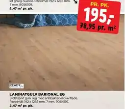 jem & fix LAMINATGULV BARIONAL EG, DKK 195 tilbud