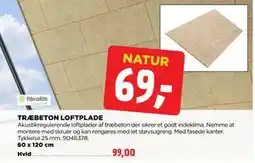 jem & fix TRÆBETON LOFTPLADE tilbud