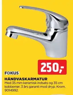 jem & fix HÅNDVASKARMATUR, DKK 250 tilbud