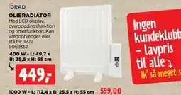 jem & fix OLIERADIATOR tilbud