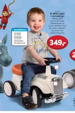 MID Hobby B-BEEZ gåbil i retrodesign, DKK 349 tilbud