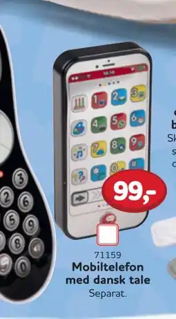 MID Hobby Mobiltelefon med dansk tale, DKK 99 tilbud