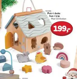 MID Hobby Put-i-boks hus i træ, DKK 199 tilbud