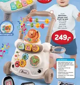 MID Hobby Aktivitetsgåvogn med musik og lyde, DKK 249 tilbud