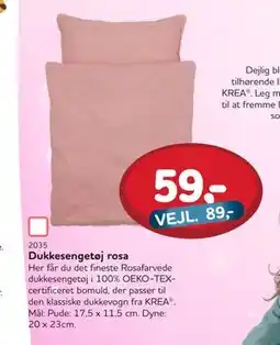 MID Hobby Dukkesengetøj rosa, DKK 59 tilbud
