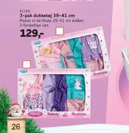 MID Hobby 3-pak dukketøj 39-41 cm, DKK 129 tilbud