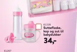 MID Hobby Sutteflaske, kop og sut til babydukker, DKK 34 tilbud