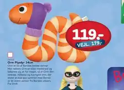 MID Hobby Orm Plysdyr 34cm, DKK 119 tilbud