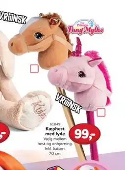 MID Hobby Kæphest med lyde, DKK 99 tilbud