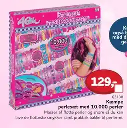 MID Hobby Kæmpe perlesæt med 10.000 perler, DKK 129 tilbud