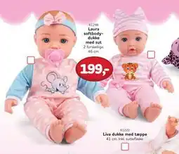 MID Hobby Laura softbodydukke med sut, DKK 199 tilbud