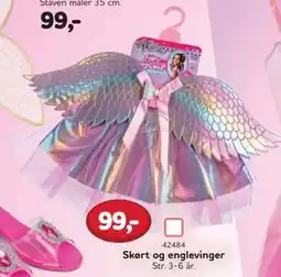MID Hobby Skørt og englevinger, DKK 99 tilbud