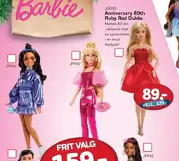 MID Hobby Anniversary 80th Ruby Red Dukke, DKK 89 tilbud