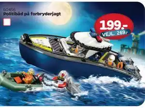 MID Hobby Politibåd på forbryderjagt, DKK 199 tilbud