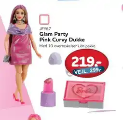 MID Hobby Glam Party Pink Curvy Dukke, DKK 219 tilbud