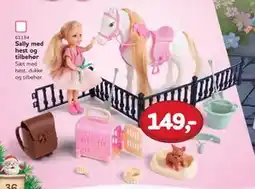MID Hobby Sally med hest og tilbehør, DKK 149 tilbud