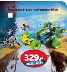 MID Hobby Mateo og Z-Blob-actionracerbilen, DKK 329 tilbud