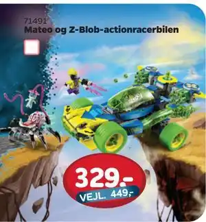 MID Hobby Mateo og Z-Blob-actionracerbilen, DKK 329 tilbud