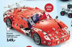 MID Hobby Racerbil byggesæt i metal med 284 dele, DKK 149 tilbud