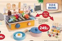 MID Hobby 2-i-1 komfur/grill i træ med tilbehør, DKK 249 tilbud