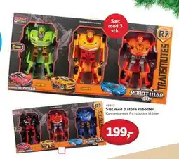 MID Hobby Sæt med 3 store robotter, DKK 199 tilbud