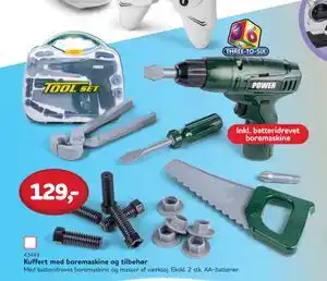 MID Hobby Kuffert med boremaskine og tilbehør, DKK 129 tilbud