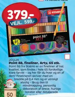 MID Hobby Point 88, fineliner, Arty, 65 stk, DKK 379 tilbud