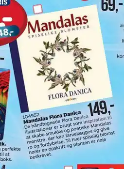 MID Hobby Mandalas Flora Danica, DKK 149 tilbud