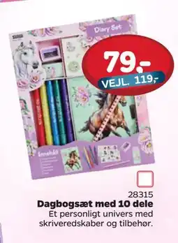 MID Hobby Dagbogsæt med 10 dele, DKK 79 tilbud