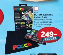 MID Hobby PC-5M Tuschsæt i pose, 8 stk, DKK 249 tilbud