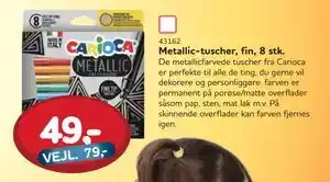 MID Hobby Metallic-tuscher, fin, 8 stk, DKK 49 tilbud