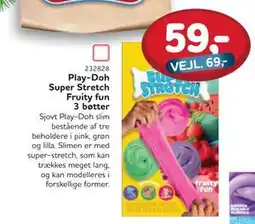 MID Hobby Play-Doh Super Stretch Fruity fun 3 bøtter, DKK 59 tilbud