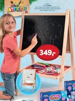 MID Hobby 3-i-1 tavle, DKK 349 tilbud
