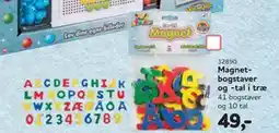 MID Hobby Magnetbogstaver og -tal i træ, DKK 49 tilbud