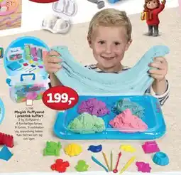 MID Hobby Magisk fluffysand i praktisk kuffert, DKK 199 tilbud